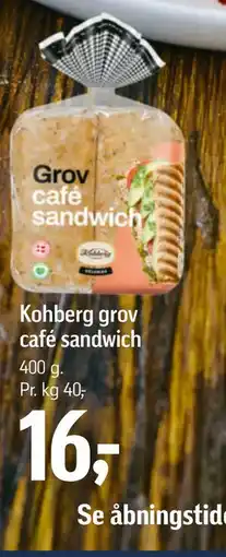 Føtex Kohberg grov café sandwich tilbud