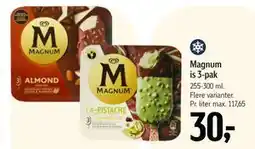 Føtex Magnum is 3-pak tilbud