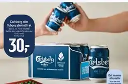 Føtex Carlsberg eller Tuborg alkoholfri øl tilbud
