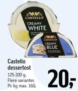 Føtex Castello dessertost tilbud