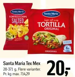 Føtex Santa Maria Tex Mex tilbud