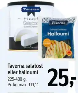 Føtex Taverna salatost eller halloumi tilbud
