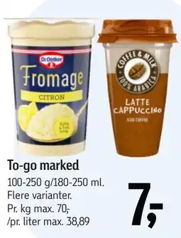 Føtex To-go marked tilbud
