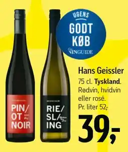 Føtex Hans Geissler tilbud