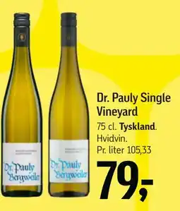 Føtex Dr. Pauly Single Vineyard tilbud