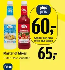 Føtex Master of Mixes tilbud