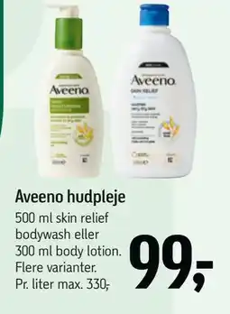 Føtex Aveeno hudpleje tilbud