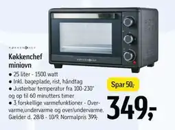 Føtex Køkkenchef miniovn tilbud