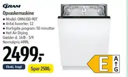 Føtex Opvaskemaskine tilbud