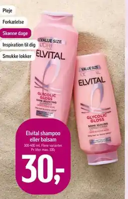Føtex Elvital shampoo eller balsam tilbud