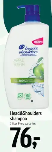 Føtex Head&Shoulders shampoo tilbud