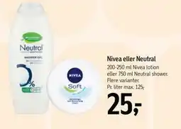 Føtex Nivea eller Neutral tilbud