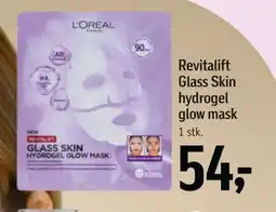 Føtex Revitalift Glass Skin hydrogel glow mask tilbud