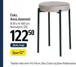 Føtex Anna skammel tilbud