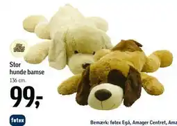 Føtex Stor hunde bamse tilbud