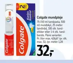 Føtex Colgate mundpleje tilbud
