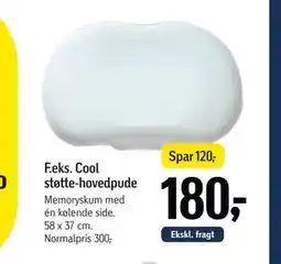 Føtex Cool støtte-hovedpude tilbud