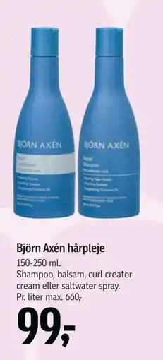 Føtex Björn Axén hårpleje tilbud
