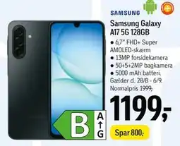 Føtex Samsung Galaxy A17 5G 128GB tilbud