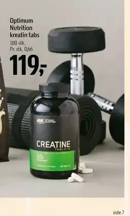 Føtex Optimum Nutrition kreatin tabs tilbud