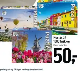 Føtex Puslespil 1000 brikker tilbud