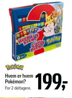 Føtex Hvem er hvem Pokémon? tilbud