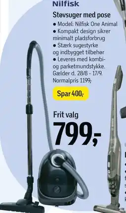 Føtex Støvsuger med pose tilbud