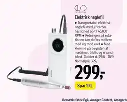 Føtex Elektrisk neglefil tilbud
