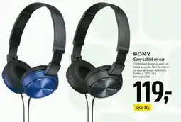 Føtex Sony kablet on-ear tilbud