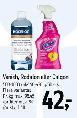 Føtex Vanish, Rodalon eller Calgon tilbud