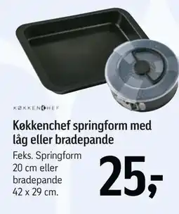 Føtex Køkkenchef springform med låg eller bradepande tilbud