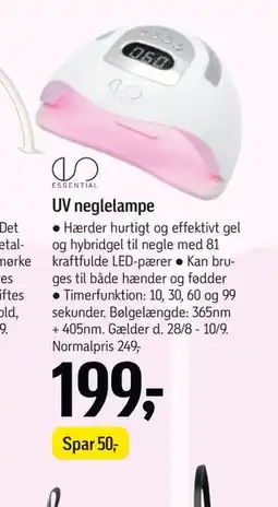 Føtex UV neglelampe tilbud