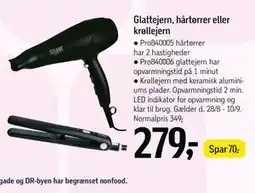 Føtex Glattejern, hårtørrer eller krøllejern tilbud