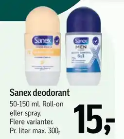Føtex Sanex deodorant tilbud