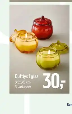 Føtex Duftlys i glas tilbud