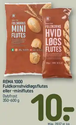 REMA 1000 REMA 1000 Fuldkorns hvidløgsflutes eller -miniflutes tilbud