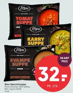 SPAR Mou Specialsuppe tilbud