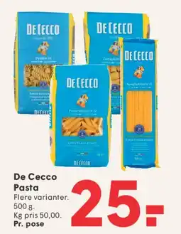 SPAR De Cecco Pasta tilbud