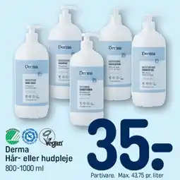REMA 1000 Derma Hår- eller hudpleje tilbud