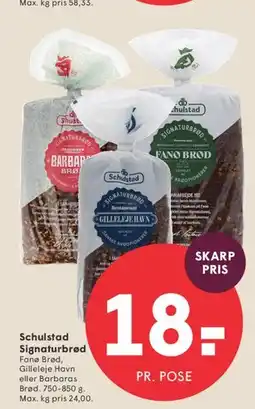 SPAR Schulstad Signaturbrød tilbud
