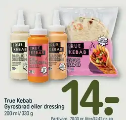 REMA 1000 True Kebab - Gyrosbrød eller dressing tilbud