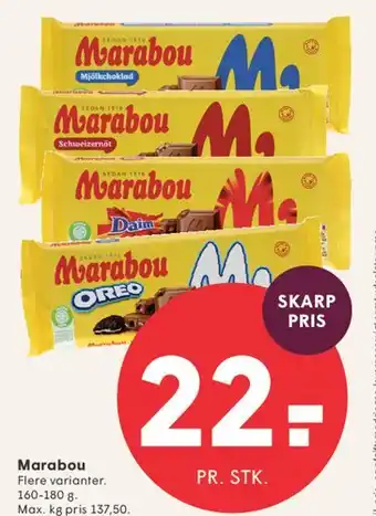 SPAR Marabou tilbud