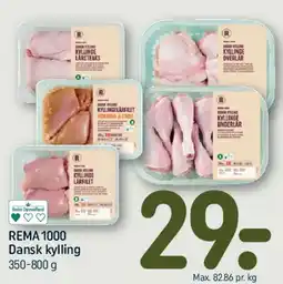 REMA 1000 Dansk kylling tilbud