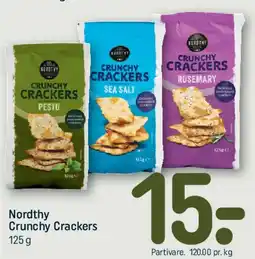 REMA 1000 Nordthy Crunchy Crackers tilbud