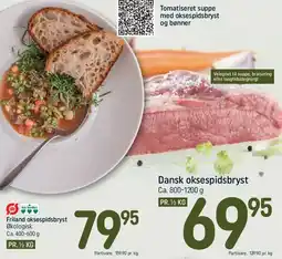 REMA 1000 Dansk oksespidsbryst tilbud