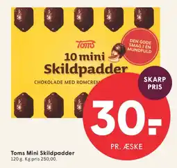 SPAR Toms Mini Skildpadder tilbud