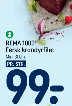 REMA 1000 Fersk krondyrfilet tilbud