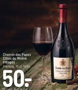 REMA 1000 Chemin des Papes Côtes du Rhône Villages tilbud