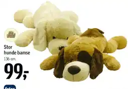 Føtex Stor hunde bamse (136 cm) tilbud