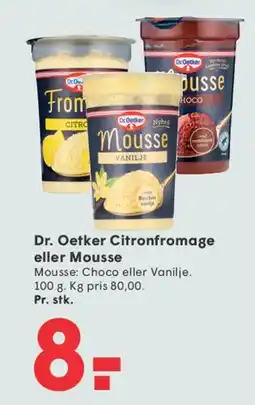 SPAR Dr. Oetker Citronfromage eller Mousse tilbud